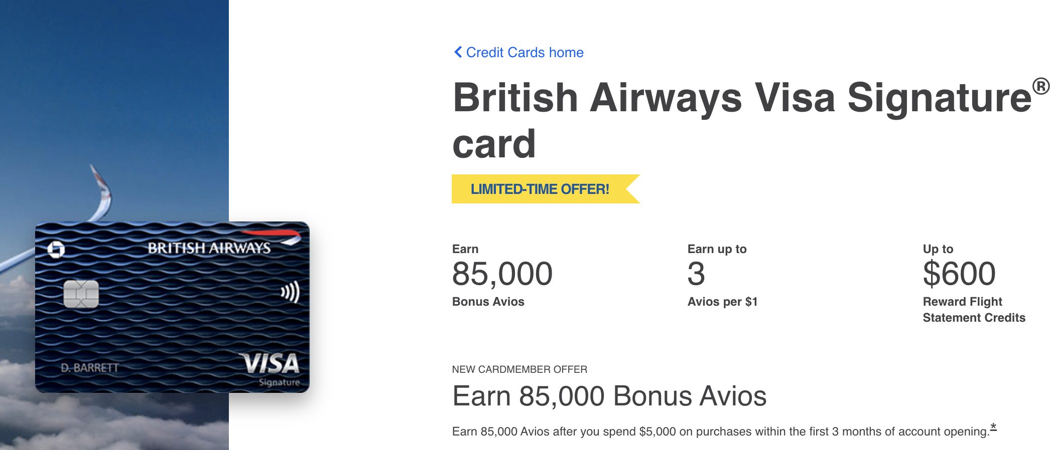 Chase British Airways: 85,000 Point Bonus After ,000 In Spend (Aer Lingus & Iberia) – Doctor Of Credit